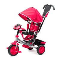 Gyerek háromkerekű bicikli  Baby Mix Lux Trike rózsaszín