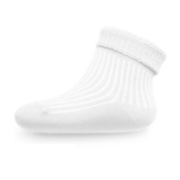 Baba csíkos zokni New Baby fehér