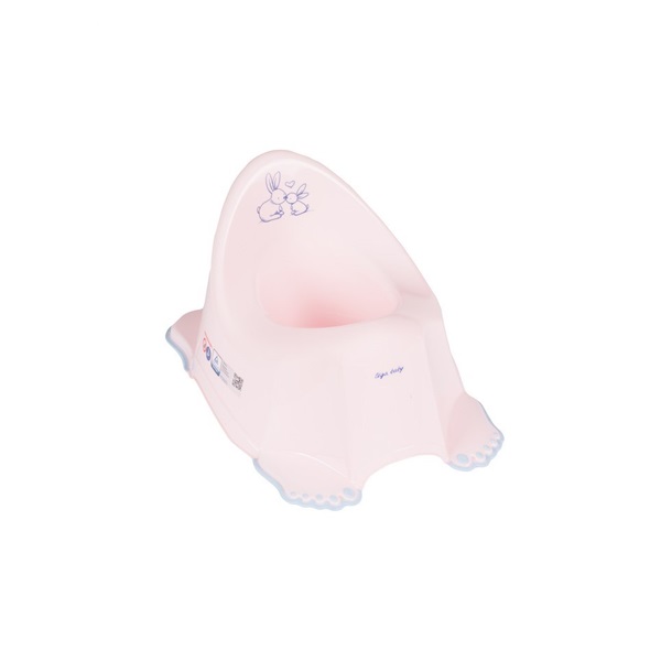 Zenélő gyerek csúszásmentes bili Bunny rózsaszín