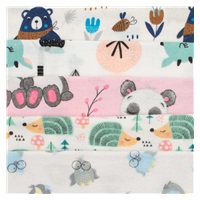 Flanel pelenka nyomtatott mintával NEW BABY 70x80 cm 10 db