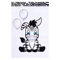 3-részes ágyneműhuzat New Baby Zebra 100/135 fehér fekete