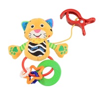 Plüss játék csörgővel Baby Mix tiger