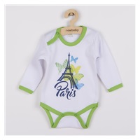 Csecsemő hosszú ujjú body New Baby Towns zöld