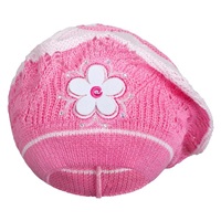 Kötött sapka New Baby sötét rózsaszín