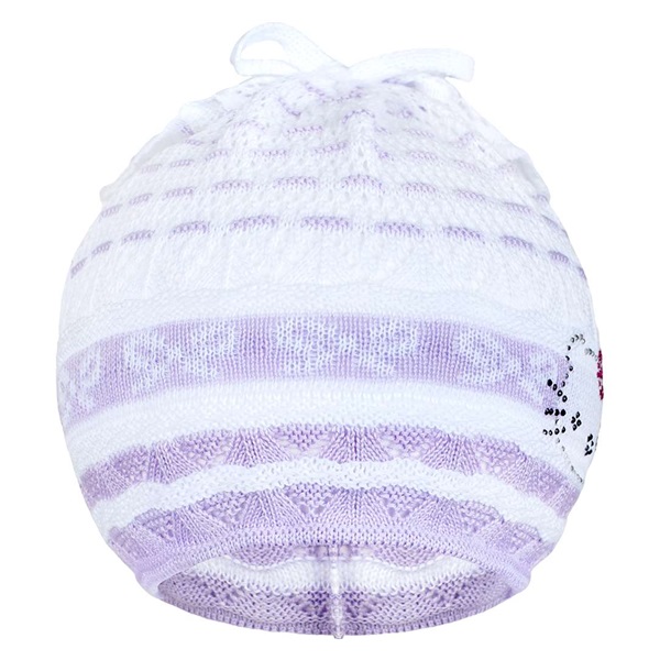 Kötött sapka New Baby cica lila