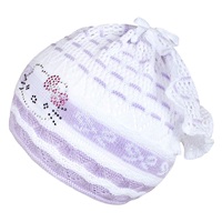 Kötött sapka New Baby cica lila