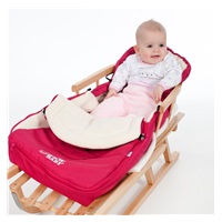 Téli lábzsák New Baby Classic Fleece rózsaszín