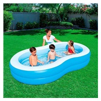 Gyermek felfújhatós medence Big Lagune Bestway 262x157x46 cm