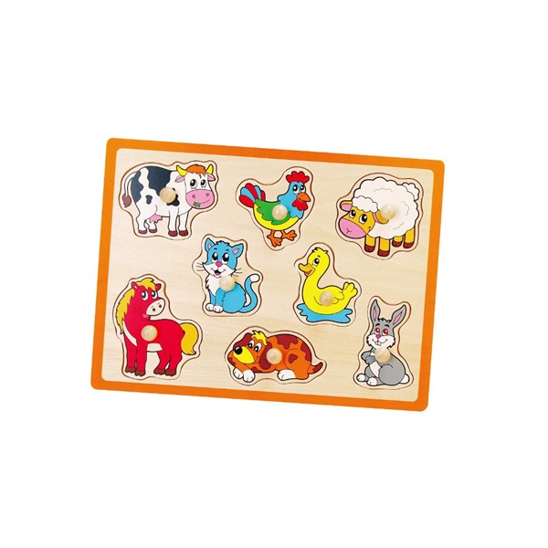 Gyermek fa puzzle Viga Farm