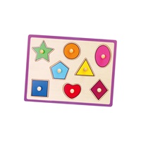 Gyermek fa puzzle Viga Geometriai alakzatok