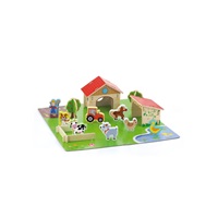 Gyermek fa 3D puzzle Viga Farm