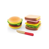 Gyermek fajáték Viga Hamburger és Szendvics