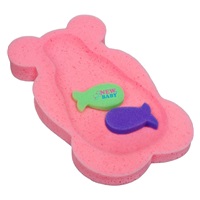 Hab alátét maxi New Baby BASIC medve rózsaszín