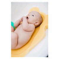 Hab alátét maxi New Baby BASIC medve sárga