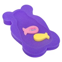 Hab alátét maxi New Baby BASIC medve lila