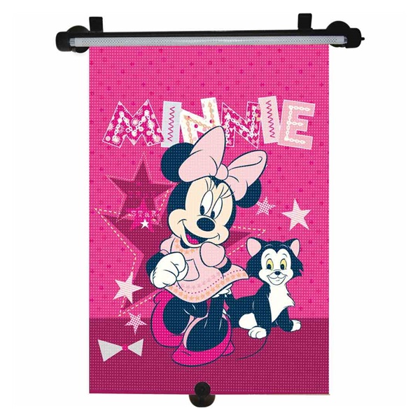 Autós napellenző Minnie rózsaszin