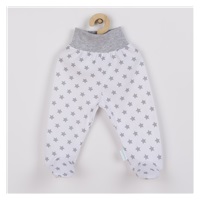 Baba lábfejes nadrág New Baby Classic II szürke csillagokkal