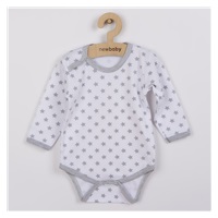 Baba body New Baby Classic II szürke csillagokkal