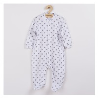 Baba kezeslábas New Baby Classic II szürke csillagokkal