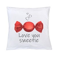 Párna nyomtatással New Baby Love you sweetie 40x40 cm