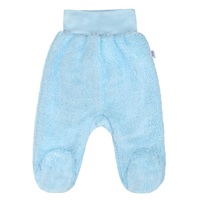 Baba plüss lábfejes nadrág New Baby Nice Bear kék