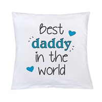 Párna nyomtatással New Baby Best daddy 40x40 cm
