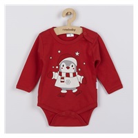 Baba hosszú ujjú body New Baby Winter Penguin