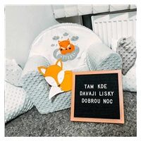 Gyermek fotel New Baby Róka szürke