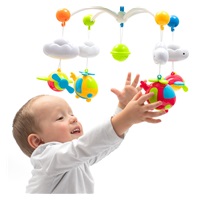 Körhinta a kiságy fölé projektorral és távirányítóval Baby Mix kék