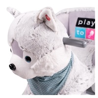 Hintajáték dallammal és kerekekkel PlayTo husky
