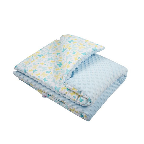Gyermek pléd Minky New Baby kék 80x102 cm