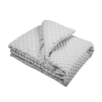 Gyermek pléd Minky New Baby szürke 80x102 cm