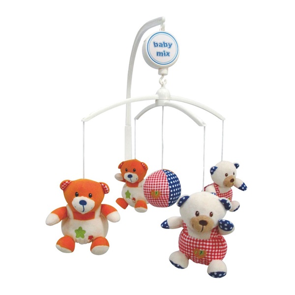 Körhinta a kiságy fölé Baby Mix macik