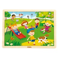 Gyermek fa kirakó puzzle Viga Tavasz