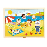 Gyermek fa kirakó puzzle Viga Nyár