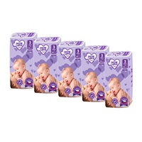 MEGAPACK Gyermek eldobható pelenka New Love Premium comfort 3 MIDI 4-9 kg 5x48 db