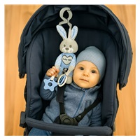 Fejlesztő zenélő játék Baby Mix nyúl kék