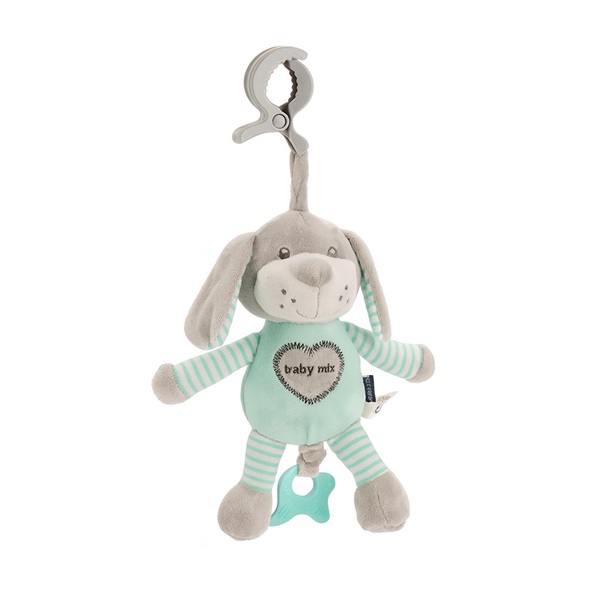 Fejlesztő zenélő játék Baby Mix kutya menta