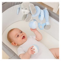 Spirálos játék kiságyra Baby Mix kutya kék