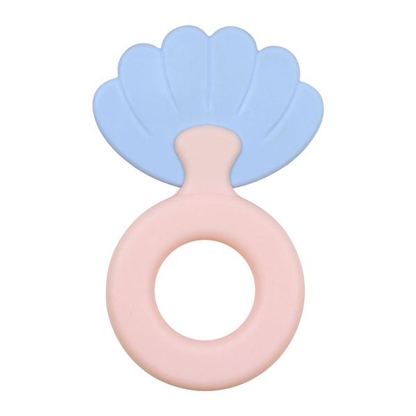 Rágóka csörgővel Baby Mix kagyló