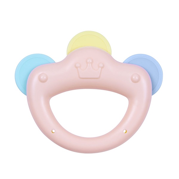 Rágóka csörgővel Baby Mix korona