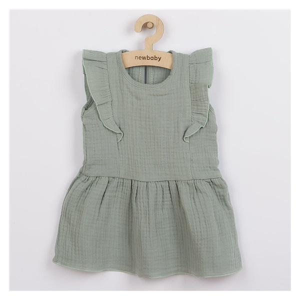 Baba muszlin ruha New Baby Summer Nature Collection menta
