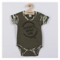 Baba rövid ujjú body New Baby Army girl