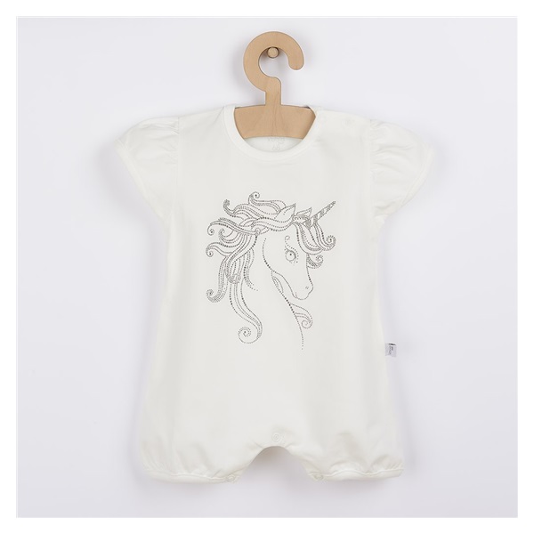 Baba nyári kezeslábas Koala Unicorn Summer fehér