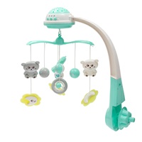 Körhinta a kiságy fölé világító vetítővel  Baby Mix menta