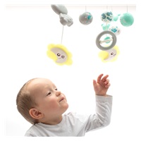 Körhinta a kiságy fölé világító vetítővel  Baby Mix menta