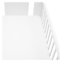 Jersey lepedő kiságyba New Baby 120x60 fehér