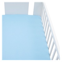 Jersey lepedő kiságyba New Baby 120x60 kék