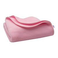 Gyerek fleece takaró New Baby 100x75 rózsaszín csíkos
