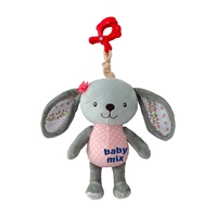 Gyerek plüss zenélős játék Baby Mix Nyúl